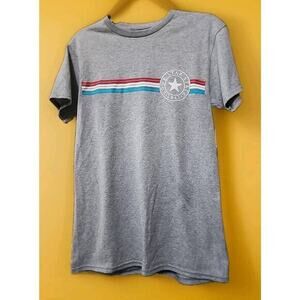 Texas Lone Star State Shirt Mens Small Gray‎ Red White Blue Logo Star Travel